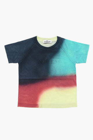 Crewneck T-shirt with Logo Embroidery