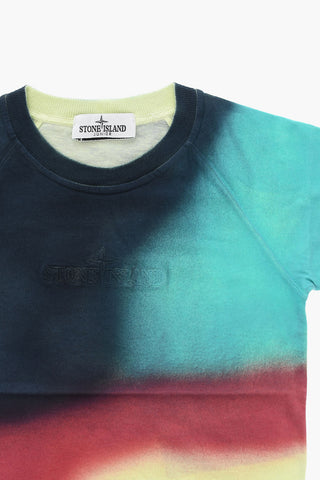 Crewneck T-shirt with Logo Embroidery