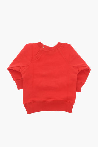 CIEL DE NUIT Brushed-cotton Crewneck Sweatshirt with Debossed Print