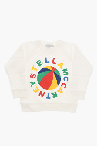 Brushed-cotton Crewneck Sweatshirt with Print