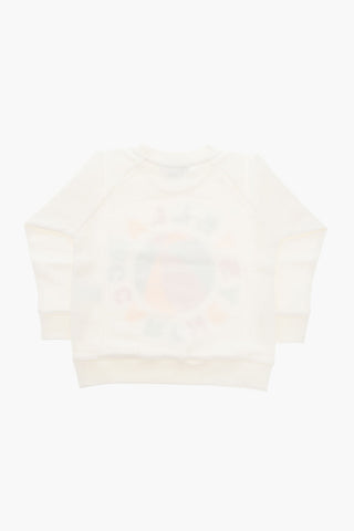Brushed-cotton Crewneck Sweatshirt with Print