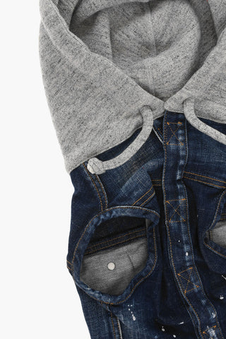POLDO Giacca in Denim per Cani con Patch