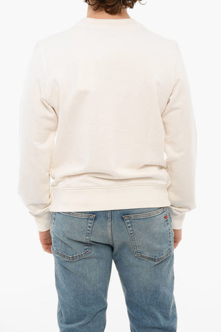 Brushed Cotton Printed S-GINN-HS1 Crewneck Sweatshirt