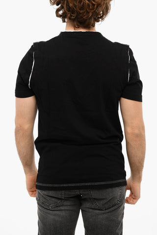 Printed Crewneck T-ROLLAND Short Sleeved T-shirt