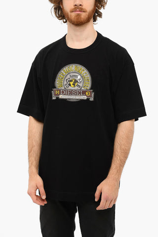 T-shirt A Maniche Corte T-BEGGY-D1 Girocollo Con Patch