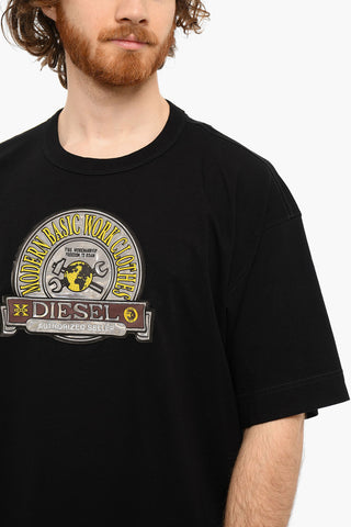 T-shirt A Maniche Corte T-BEGGY-D1 Girocollo Con Patch