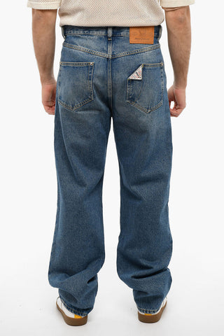 Mid-washed Denim DXD Baggy Jeans
