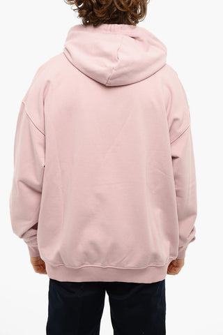 Brushed-cotton S-UMMER Hoodie with Debossed Print