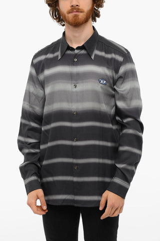 Printed S-TUCKER-STRIPE Long Sleeved Shirt