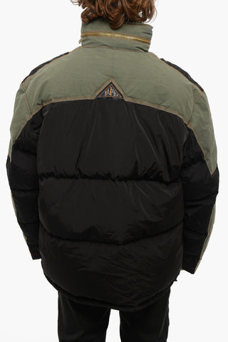 Hidden Hood Padded W-TYPE2 Puffer Jacket With Contrasting Seams