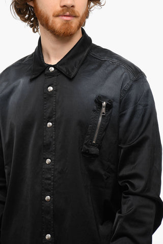 Camicia A Maniche Lunghe S-TUYMAN Con Bottoni A Pressione