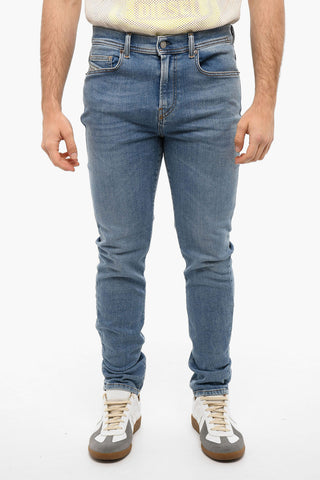 Light-washed 1983 Skinny Jeans with High Waist