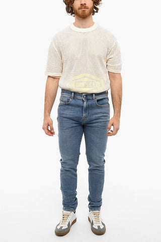 Light-washed 1983 Skinny Jeans with High Waist
