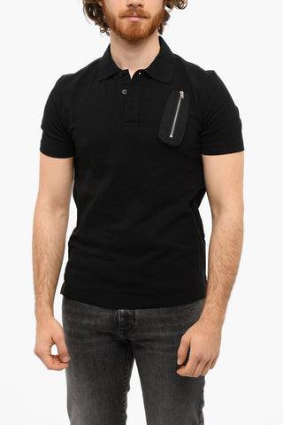 RED TAG Piquè Cotton T-SMITHREE Polo Shirt with Breast Pocket