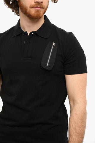 RED TAG Piquè Cotton T-SMITHREE Polo Shirt with Breast Pocket