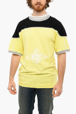 T-shirt Collo Alto T-OLLAR con Stampa Logo