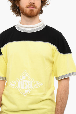 T-shirt Collo Alto T-OLLAR con Stampa Logo
