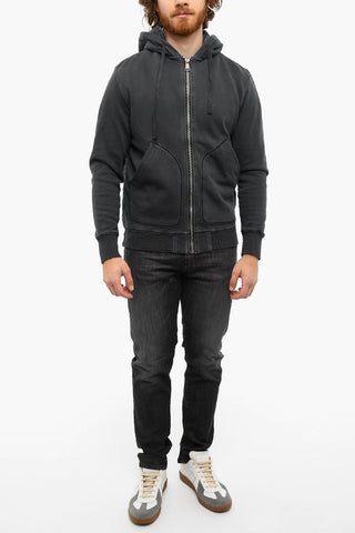 Frontal Zip Solid Color J-VESTOL Hoodie