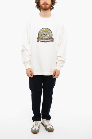 Crewneck Sweatshirt S-PATCHY With Raised Patch