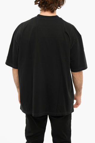 Printed CRewneck T-WASH-D3 Short Sleeved T-shirt