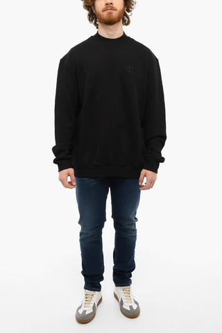 Brushed-cotton S-NORIS Sweatshirt with Embroidered Logo