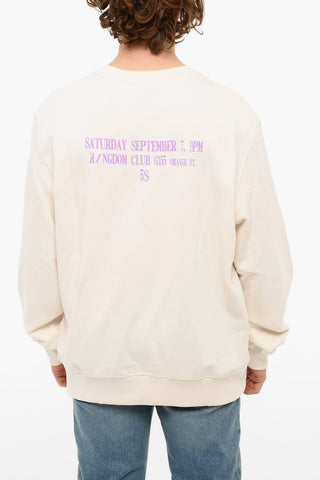 Brushed Cotton Printed S-GINN-HS3 Crewneck Sweatshirt