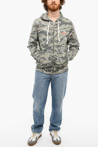 Brushed Cotton S-GINN Zipped Hoodie