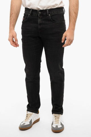 Stretchy-denim D-STRUKT Slim-fitting Jeans with Mid-waist