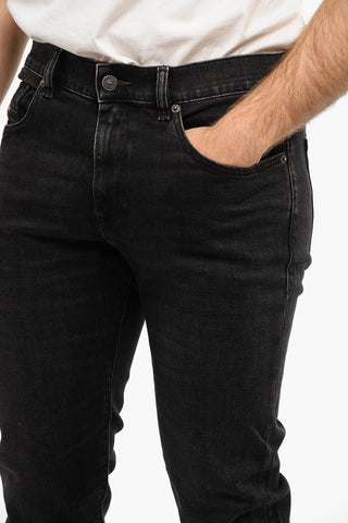 Stretchy-denim D-STRUKT Slim-fitting Jeans with Mid-waist