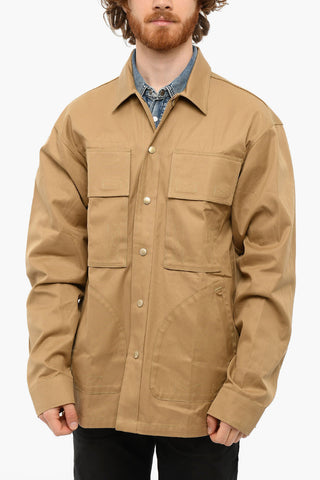 Camicia A Maniche Lunghe S-DERR Con Tasche E Bottoni A Pressione