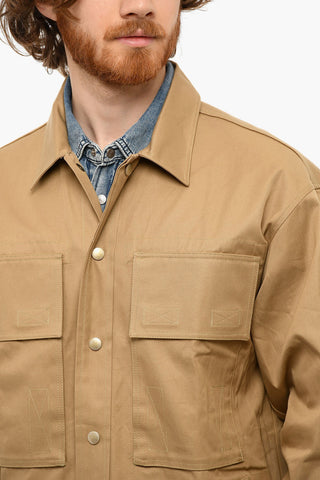 Camicia A Maniche Lunghe S-DERR Con Tasche E Bottoni A Pressione