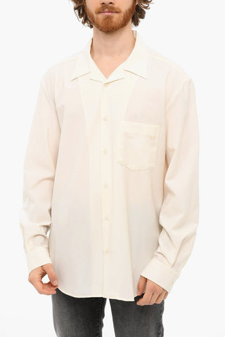 Notched Collar S-WOOLY Long Sleeved Shirt