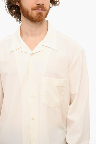 Notched Collar S-WOOLY Long Sleeved Shirt