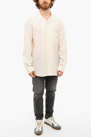 Notched Collar S-WOOLY Long Sleeved Shirt