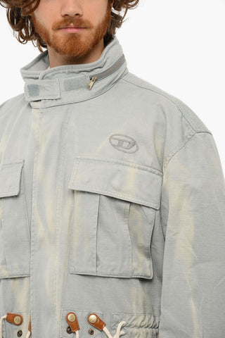 Hidden Hood J-LII Sahariana jacket With Waist Drawstrings