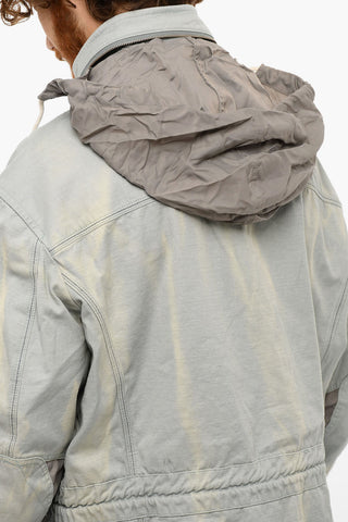 Hidden Hood J-LII Sahariana jacket With Waist Drawstrings