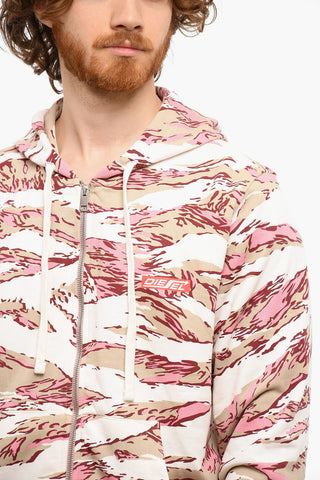 Brushed Cotton S-GINN Zipped Hoodie