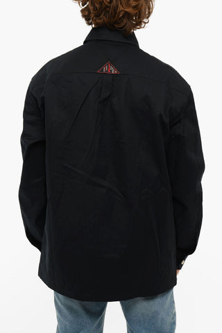 Long Sleeved S-DERR Shirt With Pockets And Snap Buttons