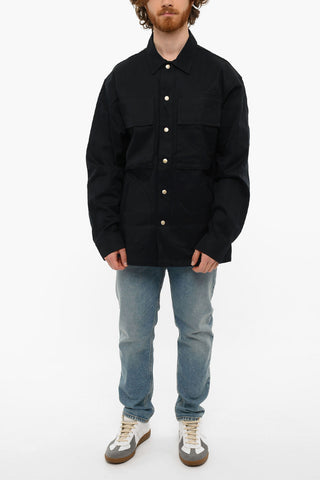 Long Sleeved S-DERR Shirt With Pockets And Snap Buttons