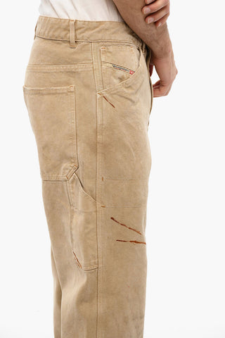 Cotton-pique P-FRANKY Baggy Pants