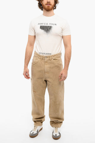 Cotton-pique P-FRANKY Baggy Pants