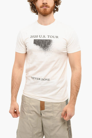 Printed T-DIEGOR-C15 Short Sleeved T-Shirt