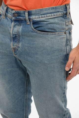 Light-washed D-FINNING Tapered Jeans with Regular Fit