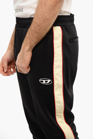 Jersey P-BLOCK Joggers with Contrasting Bands