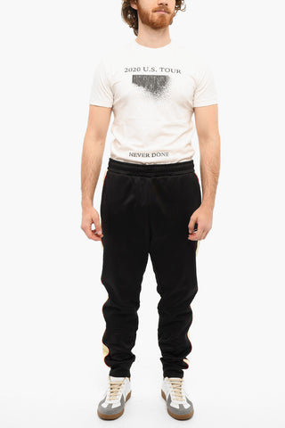 Jersey P-BLOCK Joggers with Contrasting Bands
