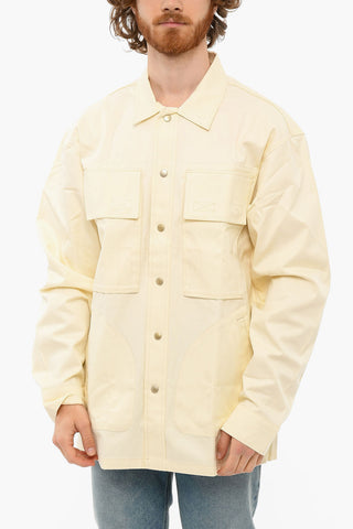 Overshirt S-DERR in Cotone con Doppio Taschino