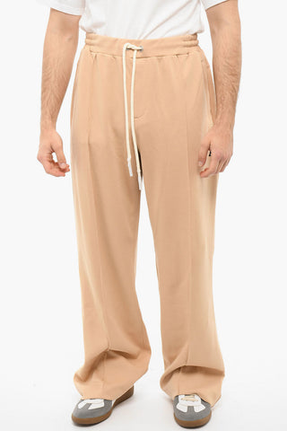 AMI Pantaloni Jogger in Jersey con Ricamo Logo