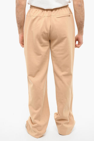 AMI Pantaloni Jogger in Jersey con Ricamo Logo