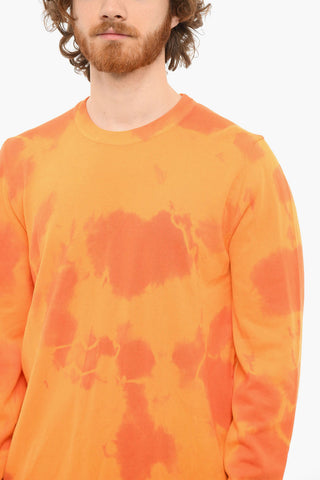 T-Shirt A Maniche Lunghe WAVE Girocollo Con Stampa Tie Dye