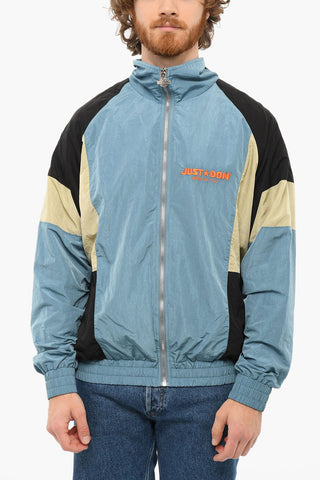 Embroidered Logo Windbreaker